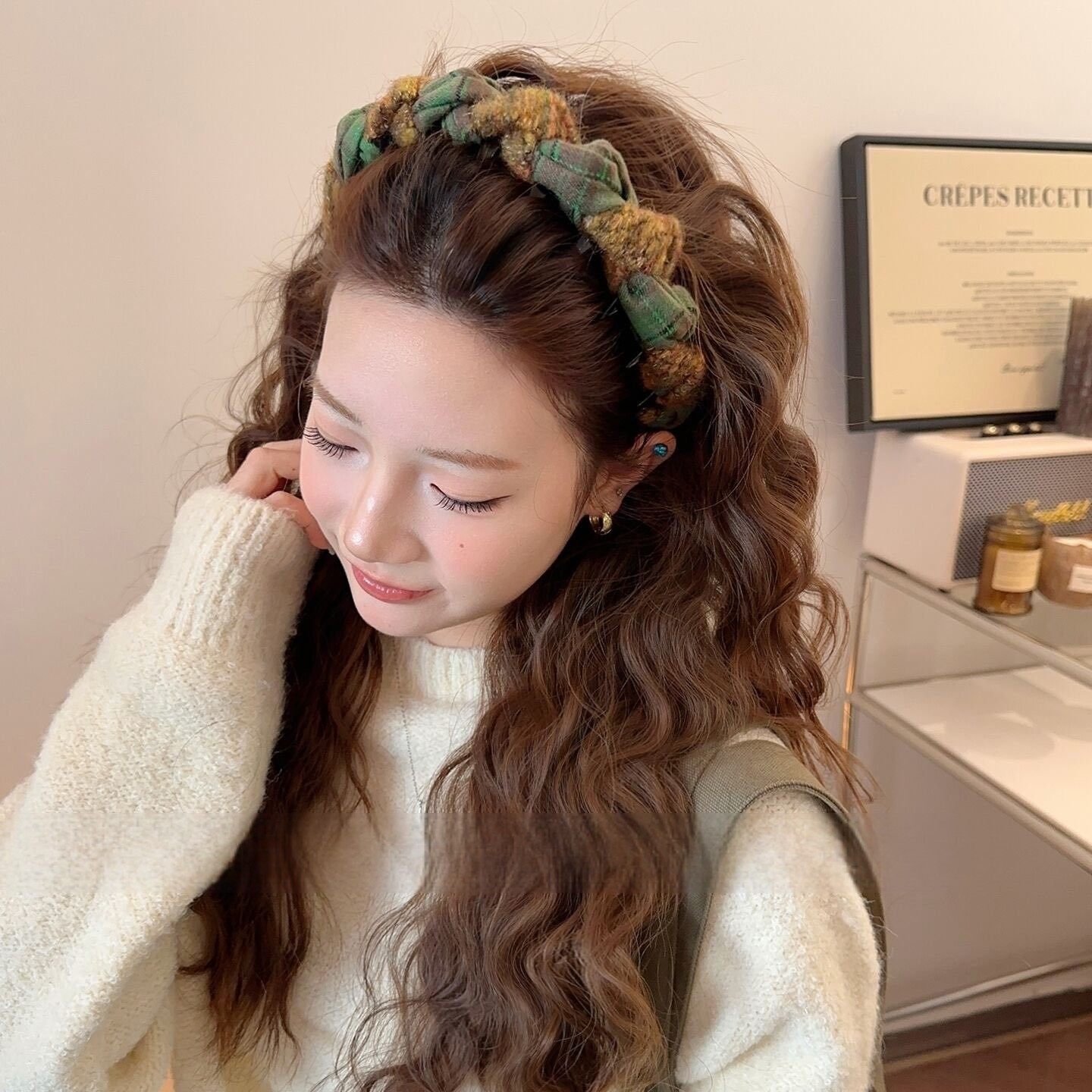2026新款秋冬复古混色毛呢带齿发箍女高颅顶洋气头箍日常外戴发饰,饰品/流行首饰/时尚饰品新,发饰,淘宝优惠券,粉丝福利购,淘宝优惠卷