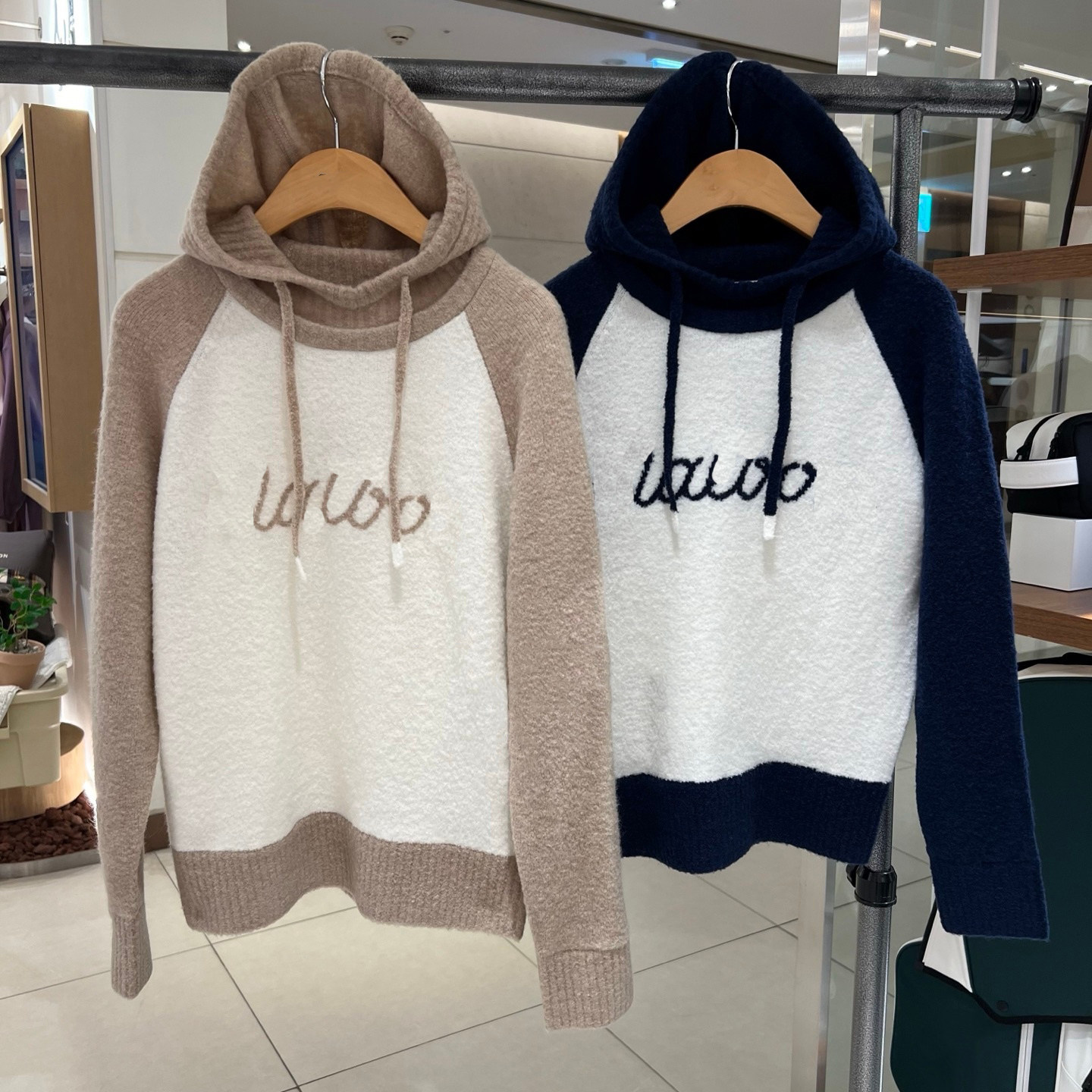 高尔夫服装女士长袖外套25秋冬休闲百搭拼色字标连帽毛衣带防风层,运动/瑜伽/健身/球迷用品,高尔夫上装,淘宝优惠券,粉丝福利购,淘宝优惠卷