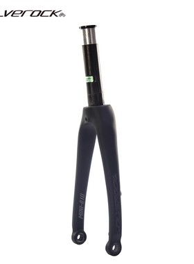 SILVEROCK碳前叉桶轴16寸349碟刹M12x100mm折叠自行车碳叉平装