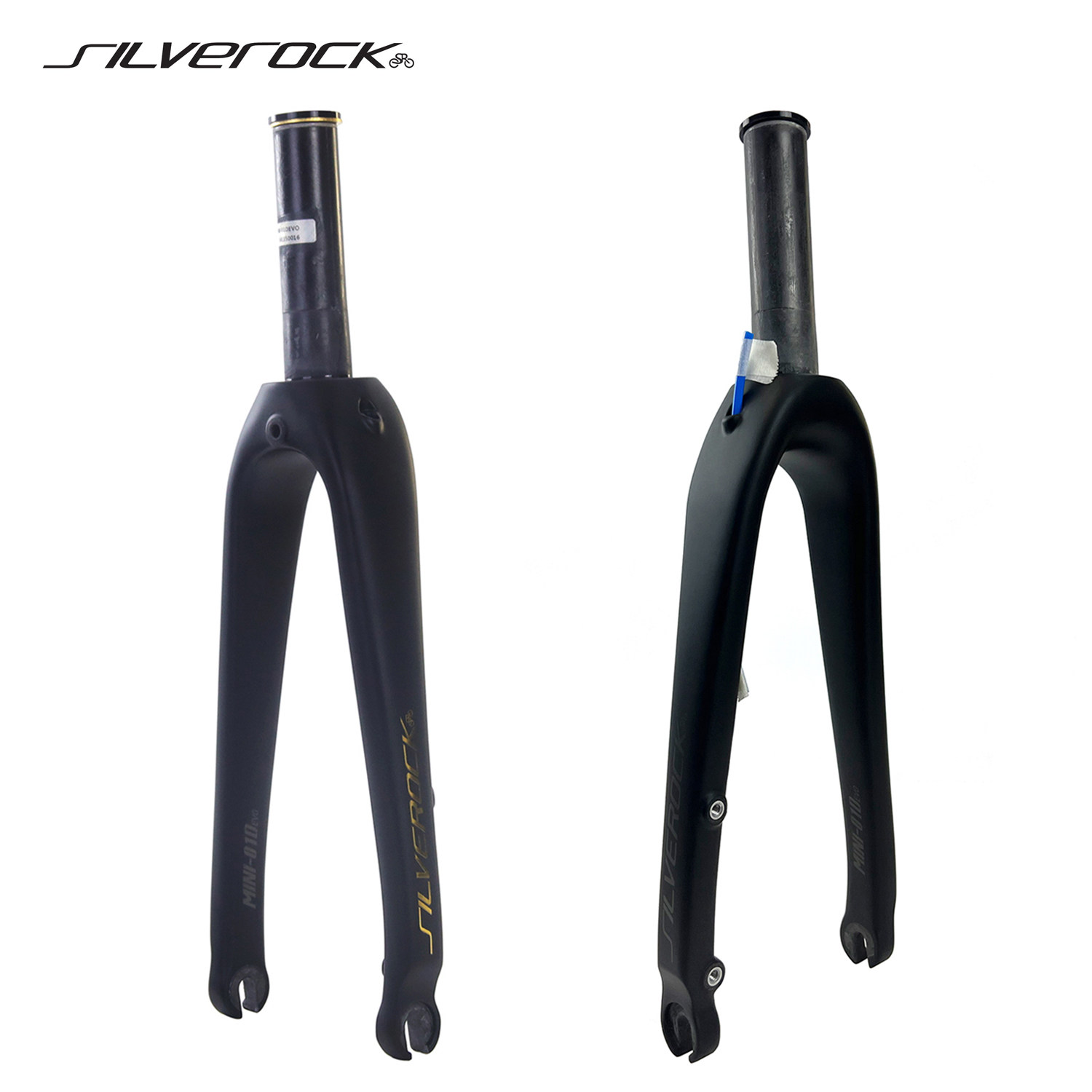 SILVEROCK K3P mini GT P9碟刹碳纤前叉折叠车349 355碳叉内走线