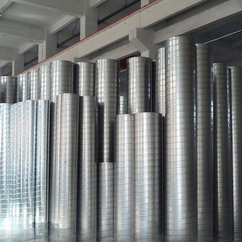 镀锌螺旋风管不锈钢通风管工业厂家圆形管道排烟通用管道