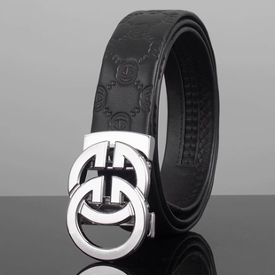 Glvbckz酷奇皮带男士正品新款真皮商务送礼高档纯牛皮品牌裤腰带