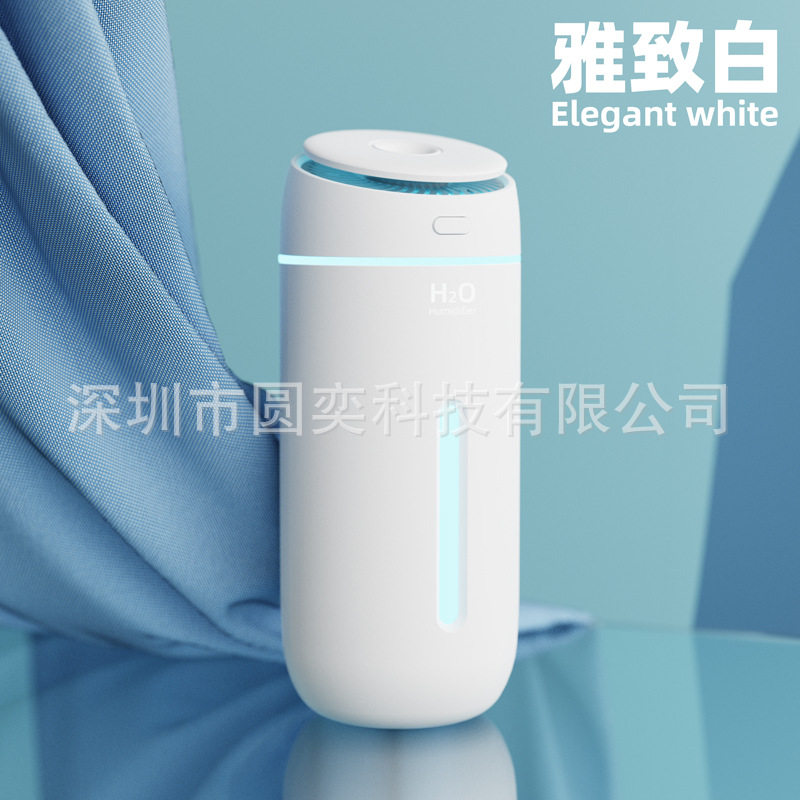 桌面补水七彩夜灯加湿器办公卧室空调房车载净化usb小型加湿器