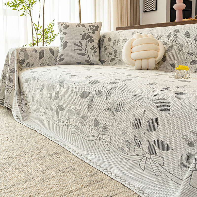 夏季凉感冰丝沙发盖布凉席沙发垫2026年沙发巾全盖一整张套罩