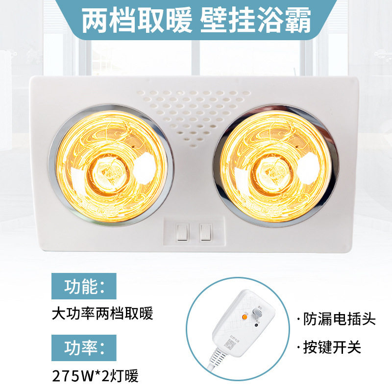 110V多功能灯暖浴霸 浴室灯具浴霸吊顶壁挂取暖灯
