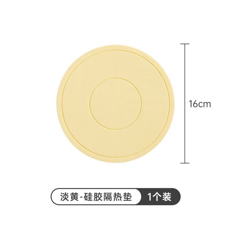 耐高温加厚硅胶杯垫圆形微波炉垫子硅胶垫餐垫隔热垫砂锅防烫垫