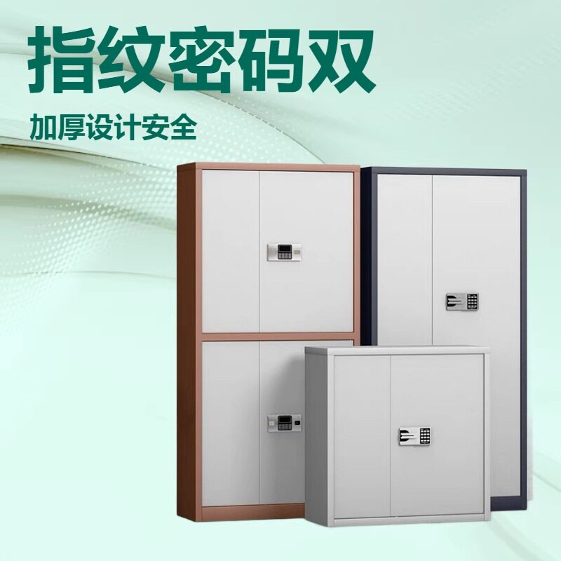 电子保密柜钢制指纹密码柜加厚档案资料文件柜财务办公安全加厚