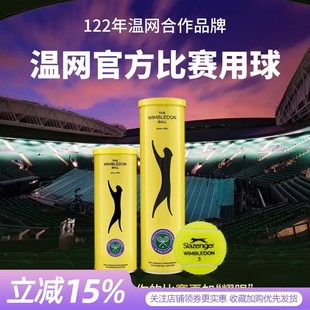 slazenger史莱辛格网球高弹耐打训练球温网单人练习比赛运动用球