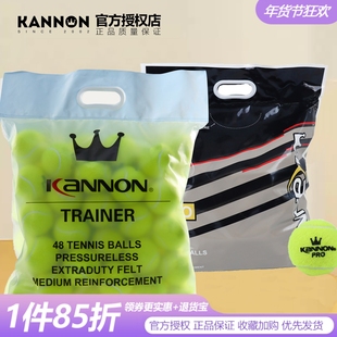 Kannon康龙网球训练球高弹无压初学者练习球K8/K9专业比赛球耐打