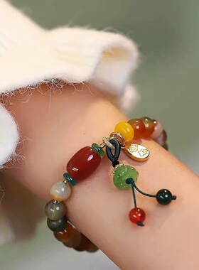 原创设计转运珠莲蓬如意潮搭轻奢