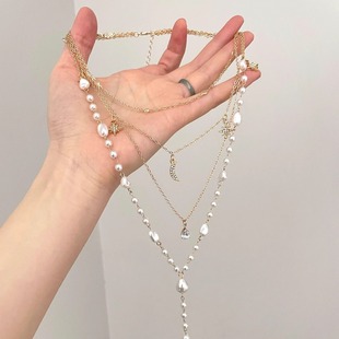 Vintage古着 Baroque Moon Star项链