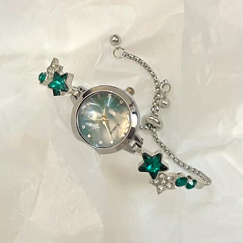 Vintage古着 Star rain heart lake手表