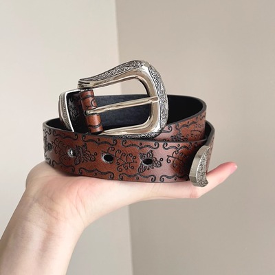 Vintage古着 Butterfly search print腰带