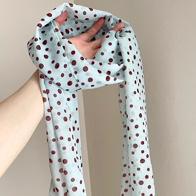 Vintage古着 Star spots and mist围巾