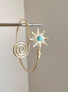 Vintage古着 Spiral pine stone sun臂环