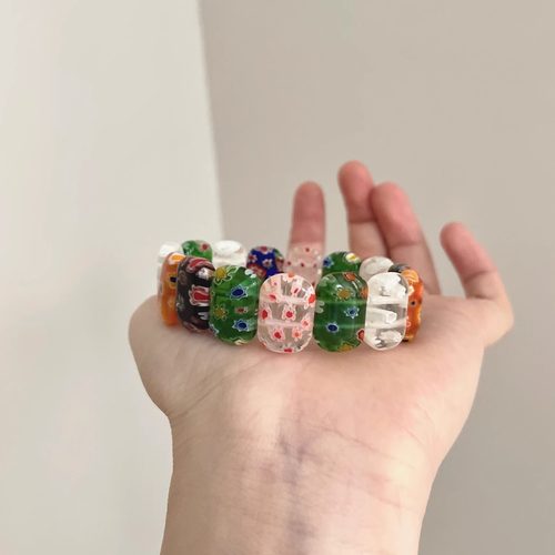 Vintage古着 Dopamine pearl flower手串