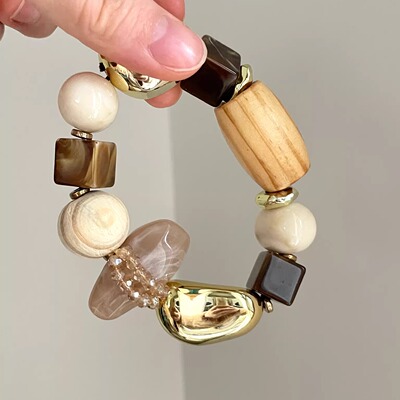 Vintage古着 Hazelnut brown coffee手串