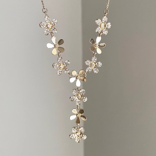 diamond flowers项链 Full Vintage古着