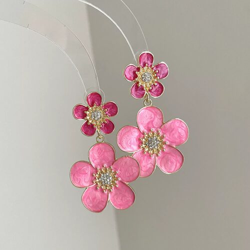 Vintage古着 Flower month season耳饰