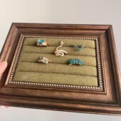 golden Vintage古着 Emerald snake套戒