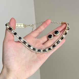 treasure套装 Vintage古着 shining gold Black