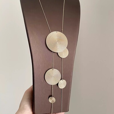 Vintage古着 Golden minimalism项链