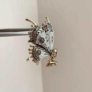 Vintage古着 Sprite Prayer胸针 Butterfly