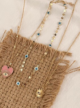 Vintage古着 Love the Devil's Eye项链