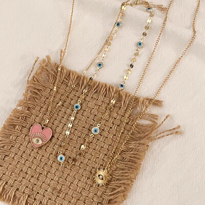 Vintage古着 Love the Devil's Eye项链