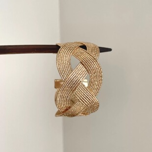 Vintage古着 Gold-plated ring buckle手镯