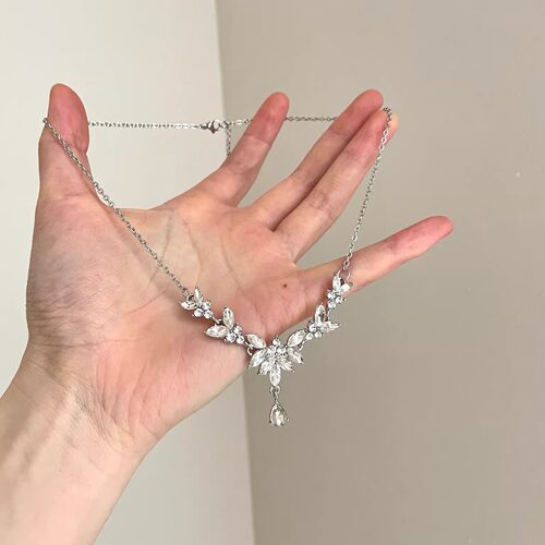 Vintage古着 Heart of Ice Crystal项链