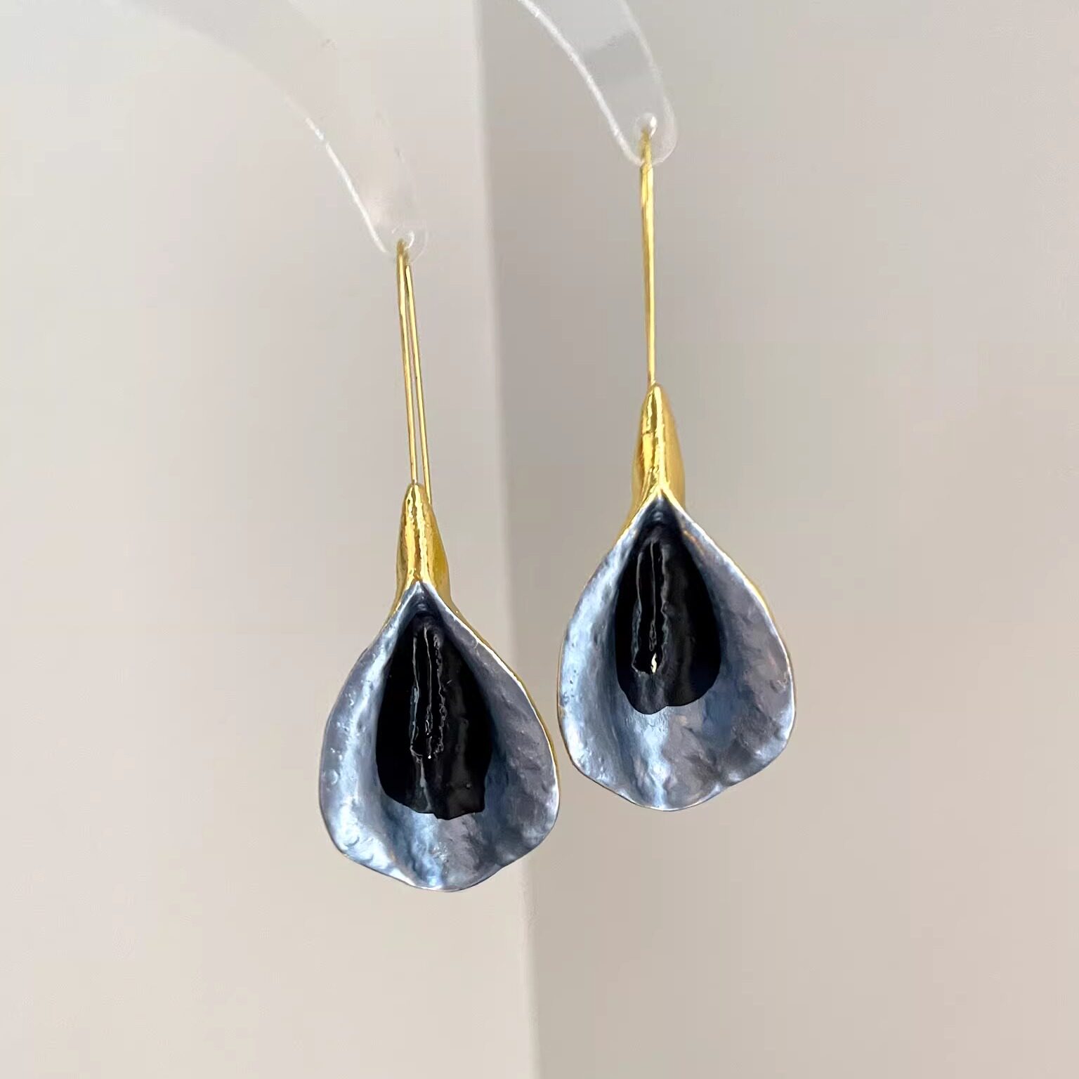 Vintage古着 Stamen earrings耳饰 - 实物图
