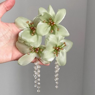 Flower耳饰 Elf Vintage古着 Green