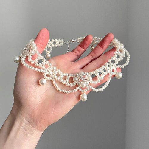 Vintage古着 Fancy pearls项链