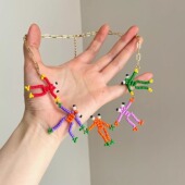 Vintage古着 Weaving animals项链