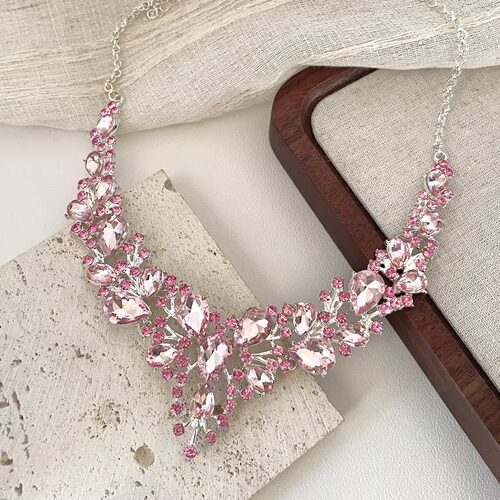 Vintage古着 Court style pink dream项链