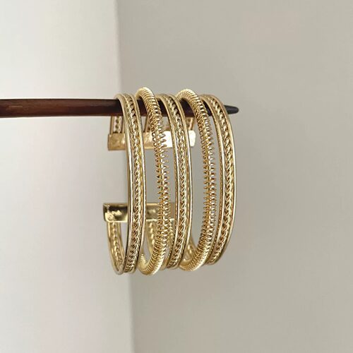 Vintage古着 Star ring twist pattern手镯