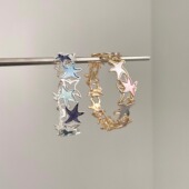 Enamel color hollow Vintage古着 starfar stitching手镯