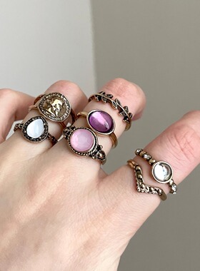 Vintage古着 The bubble of the court套戒