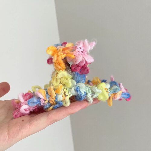 Vintage古着 Drifting Garden发夹