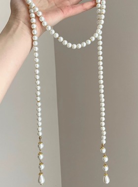 Vintage古着 Retro irregular pearls项链