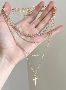 Vintage古着 The cross of the chain of thorns项链