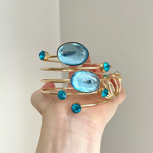 Vintage古着 Ocean Blue Bangle套装