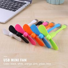 Mini USB Fan Flexible Bendable Fan For Power Bank Laptop PC