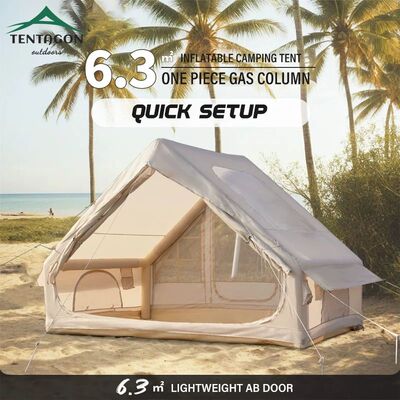 Outdoor Inflatable Tent Quick Setup Camping Tent 3/4P Overni