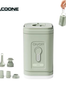 3 in 1 Electric Air Pump with Lights Mini Wireless Air Compr