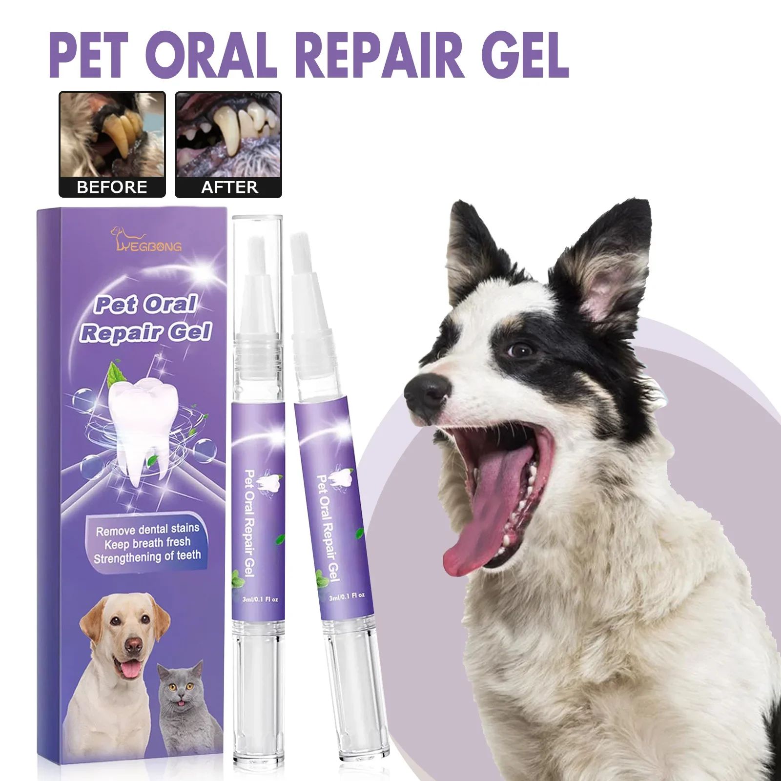 Pet Teeth Cleaning Pen Natural Teeth Cleaning Tools Pet Oral