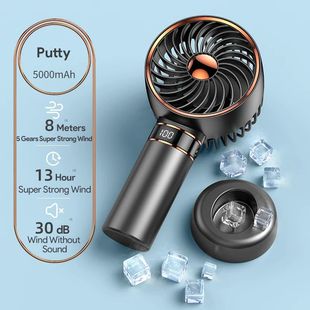 New Rechargeable Fan 5000mAh Hand USB Handheld 2024 Mini