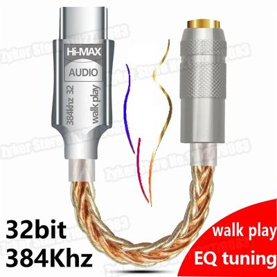 Type C to 3.5mm HiFi DAC Earphone Amplifier USB C Audio Deco