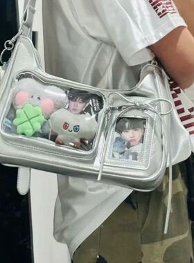 Y2k Japanese Harajuku Shoulder Bag Womens Transparent Ita Ba